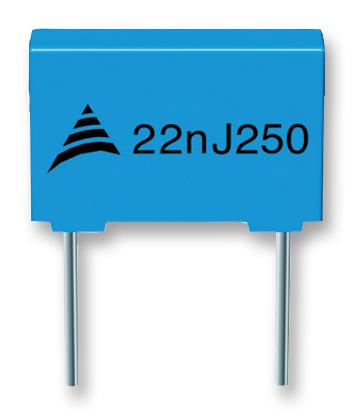 B32520C3104K000 CAP, 0.1µF, 250V, 10%, PET EPCOS