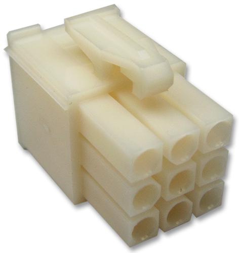 172169-1 HOUSING, PLUG, 3 ROW, 9 WAY, NYLON AMP - TE CONNECTIVITY