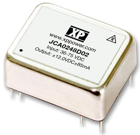 JCA0248S12 CONVERTER, DC/DC, 1O/P, 2W, 12V XP POWER