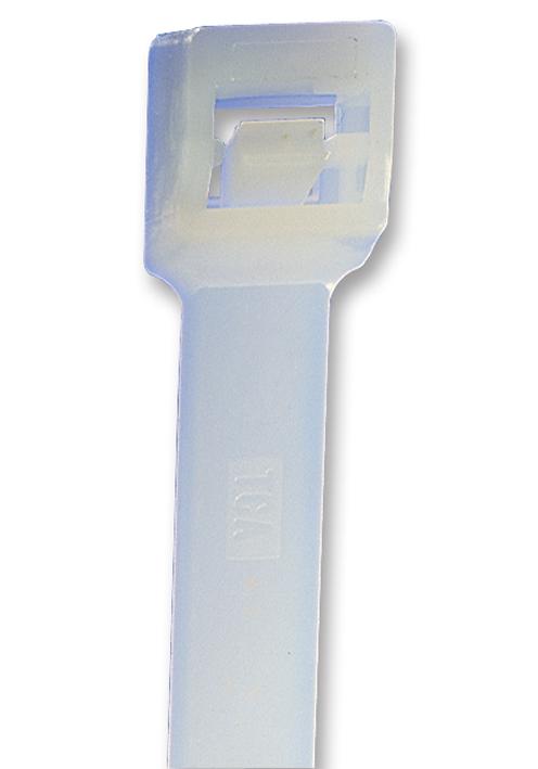 115-06919 CABLE TIE, REL, NAT, 350X4.6MM, PK100 HELLERMANNTYTON