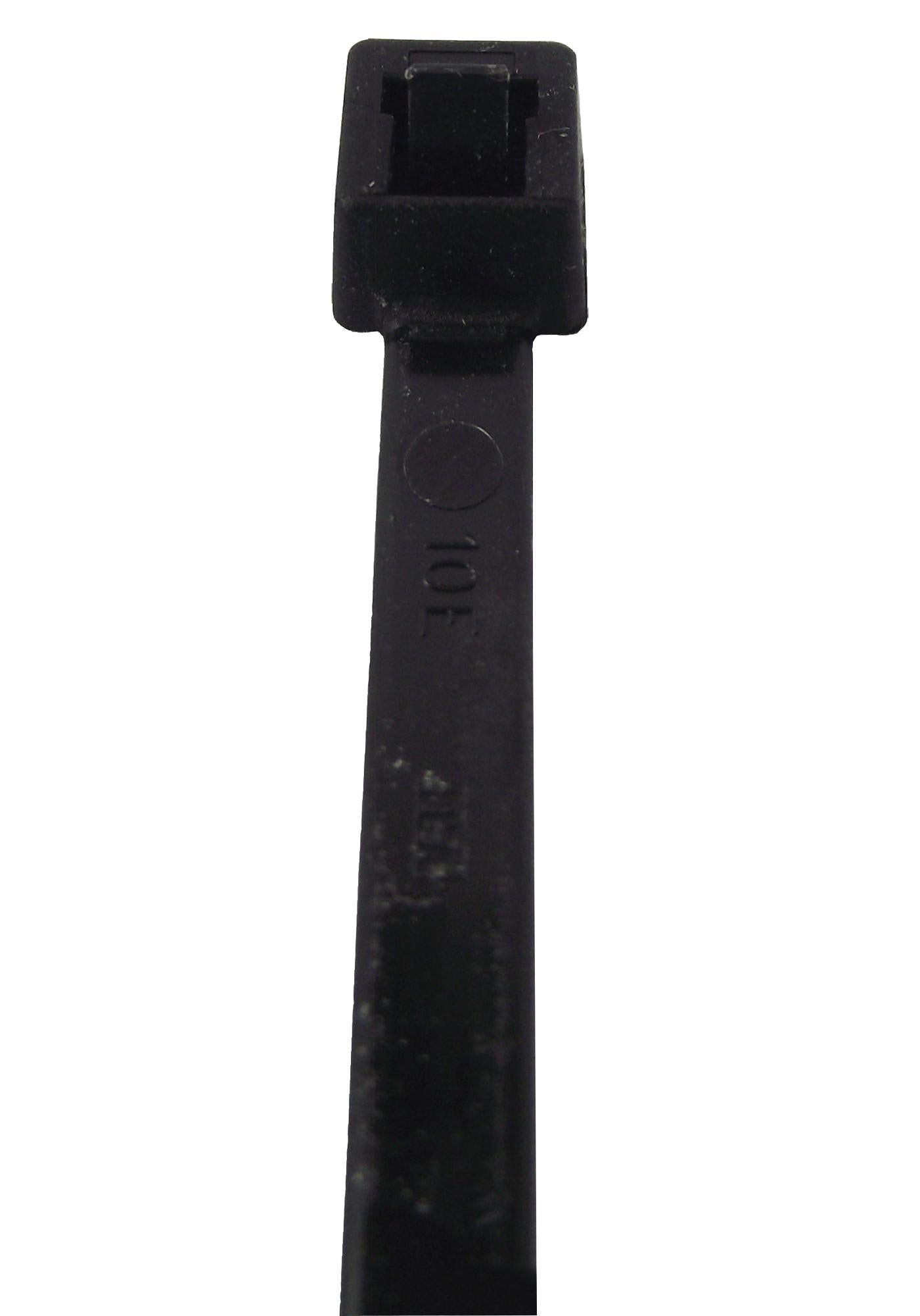 115-06760 CABLE TIE, REL, BLACK, 300X4.6MM, PK100 HELLERMANNTYTON