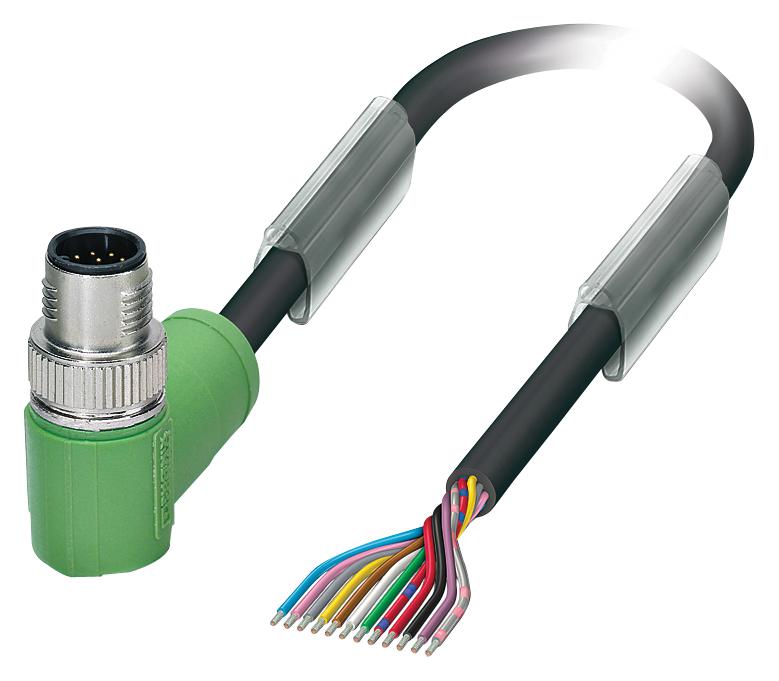 1430572 SENSOR CORD, 12P M12 PLUG-FREE END, 1.5M PHOENIX CONTACT