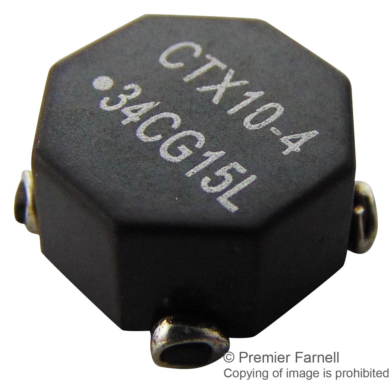 CTX10-4-R INDUCTOR, 9.6UH, 5.4A, 20% EATON COILTRONICS