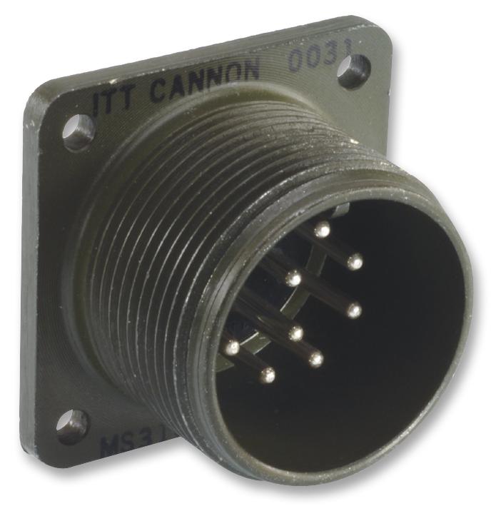 CS3102A22-22P CONNECTOR, CIRCULAR, SIZE 22, 4WAY AMPHENOL