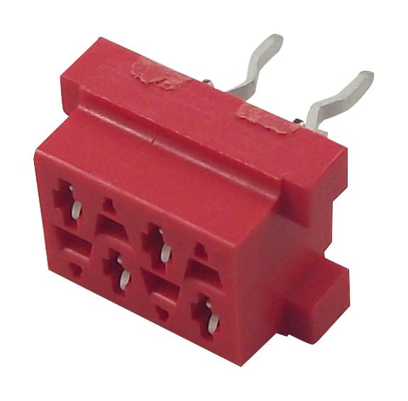 7-215079-4 CONNECTOR, RCPT, 4POS, 2ROW, 1.27MM AMP - TE CONNECTIVITY