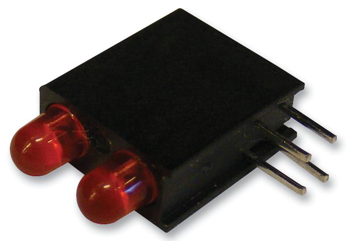 553-0211F LED, PCB, 3MM, BI, RED-RED DIALIGHT