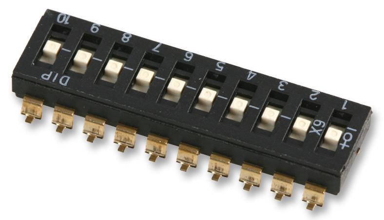 MCTIMR-10 SWITCH, DIL, TRI-STATE, SMD, 10WAY MULTICOMP PRO