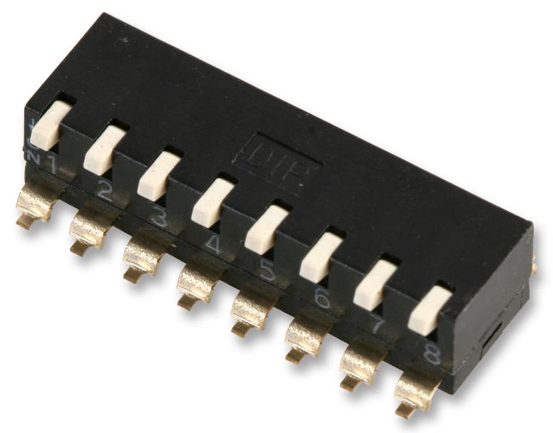 MCEPM-08 SWITCH, DIL, PIANO, SMD, 8WAY MULTICOMP PRO