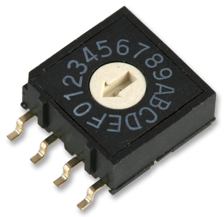 MCRM4AF-16R ROTARY DIP SWITCH, SMD MULTICOMP PRO