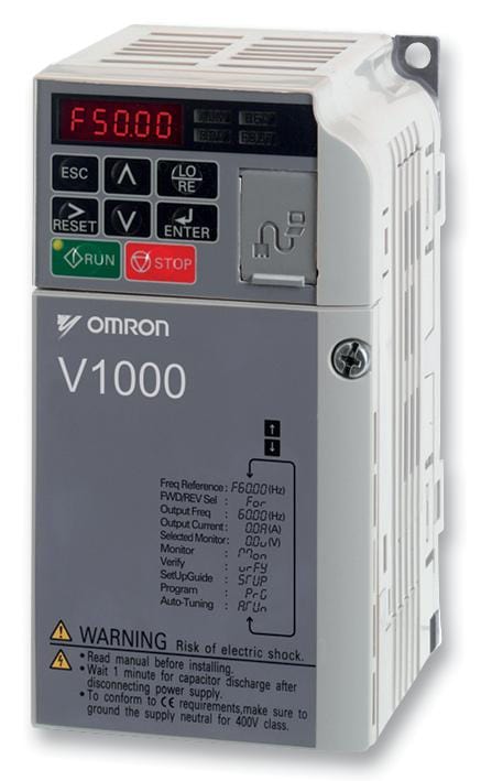 VZAB0P2BAA INVERTER DRIVE, 0.25KW, 200VAC OMRON