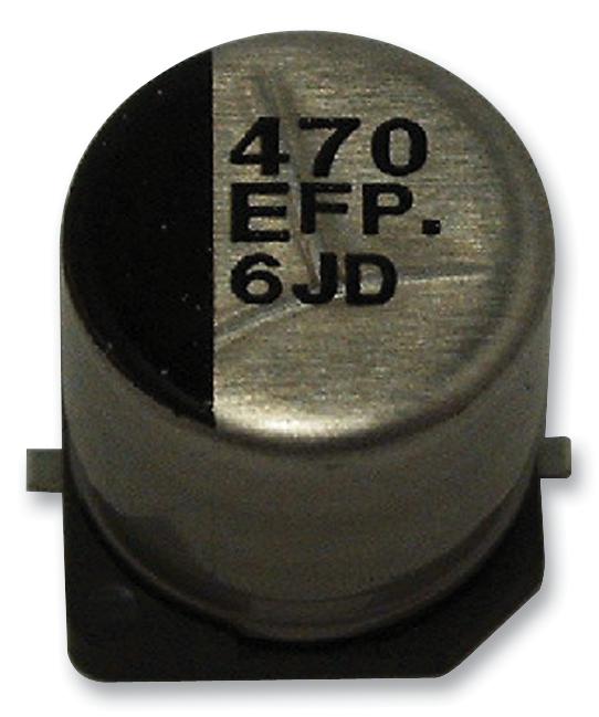 EEEFP0J470AR CAP, 47µF, 6.3V, RADIAL, SMD PANASONIC