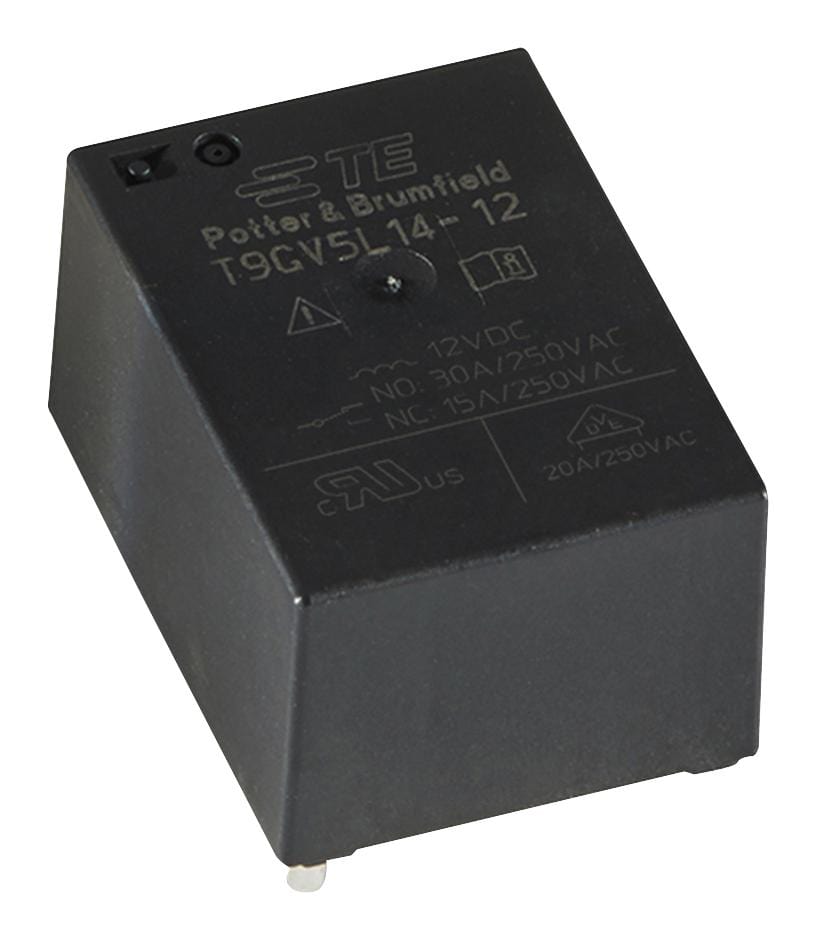 POTTER&BRUMFIELD - TE CONNECTIVITY Power - General Purpose T9GS5L14-12 RELAY, SPDT, 480VAC, 20A, TH POTTER&BRUMFIELD - TE CONNECTIVITY 2902038 1558665-3
