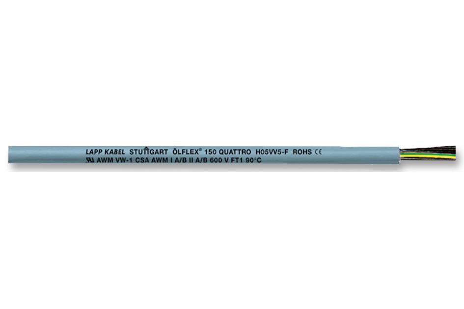 0015404 CABLE, CTRL, 4 CORE, 2.5MM, PER M LAPP KABEL