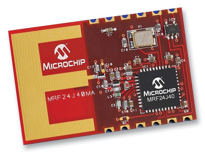 MRF24J40MAT-I/RM MODULE, RF MODULE, 2.4 GHZ IEEE 802.15.4 MICROCHIP