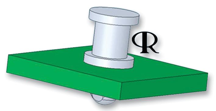 PST-5-01 PUSH SPACER TEARDROP, PK25 ESSENTRA COMPONENTS