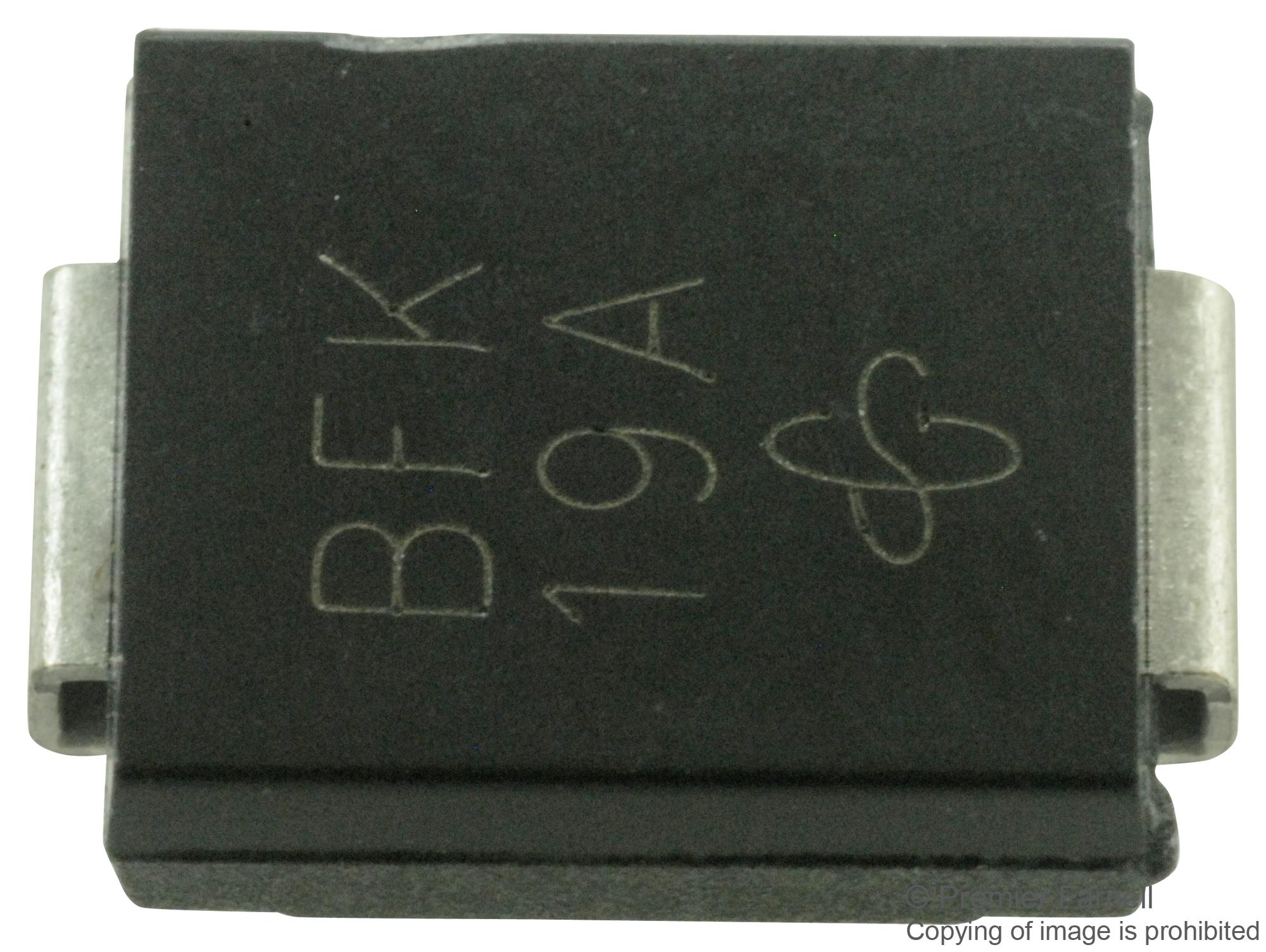 SMCJ30CA-E3/57T DIODE, TVS, 1.5KW, 30V, BIDIR, SMC VISHAY