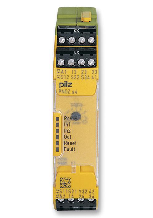 750134 RELAY, SAFETY, 3PST-NO, 240VAC, 6A PILZ