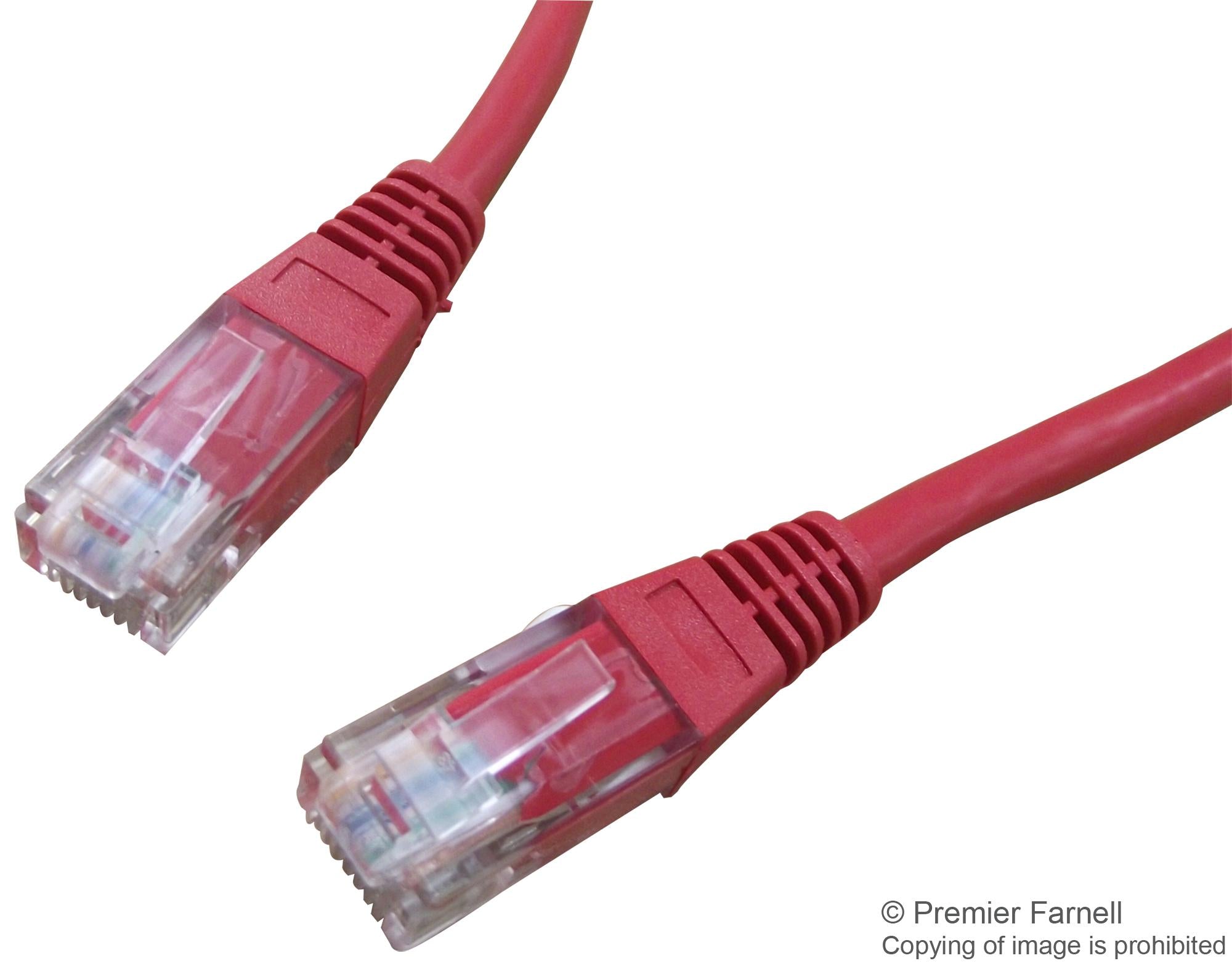 PS11040 PATCH LEAD,  CAT 5E,  0.5M RED PRO SIGNAL