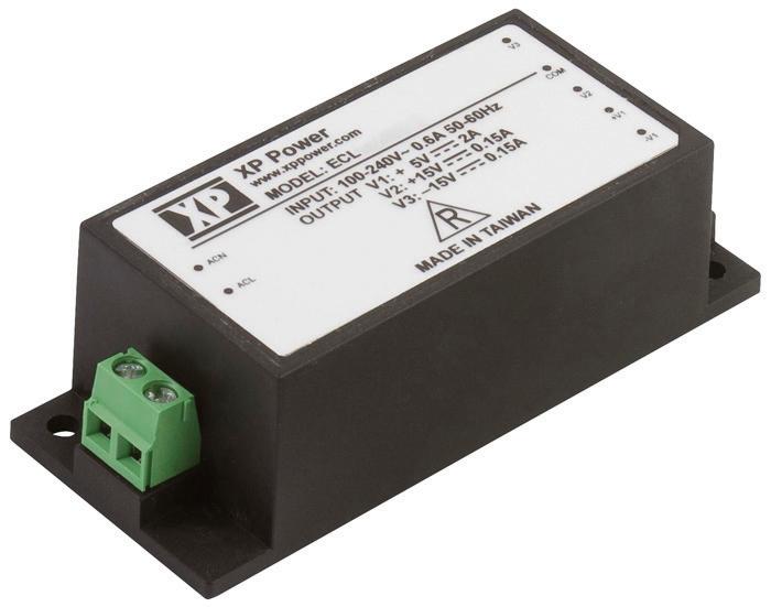 ECL15UD01-S AC/DC PSU, DUAL O/P, 15W, SCREW TERM XP POWER