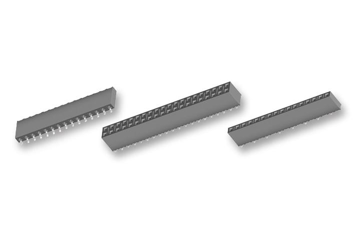 SSM-109-L-DV CONNECTOR, RCPT, 18POS, 2ROW, 2.54MM SAMTEC