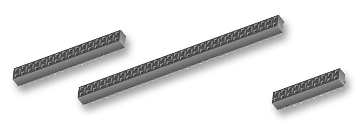 HLE-104-02-L-DV-PE CONNECTOR, RCPT, 8POS, 2ROW, 2.54MM SAMTEC