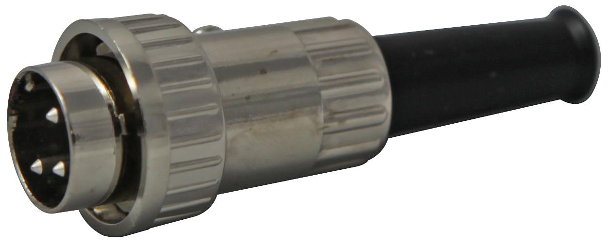 0132 06 PLUG, FREE, DIN, BAYONET, 6WAY LUMBERG