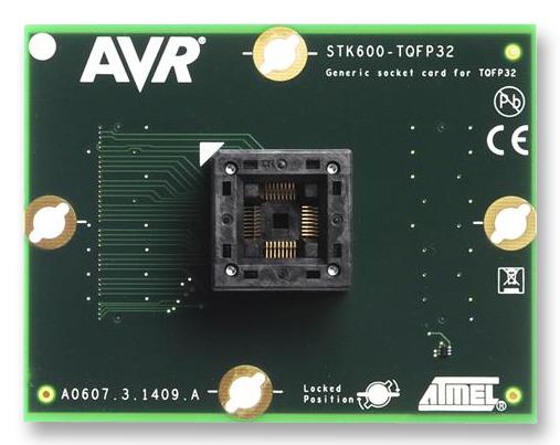 ATSTK600-SC10 CARD, ATSTK600, 0.8MM PITCH, 32QFP MICROCHIP