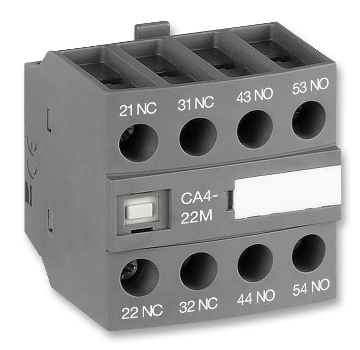 CA4-22M CONTACT BLOCK,AUX,FRT,2NO+2NC ABB