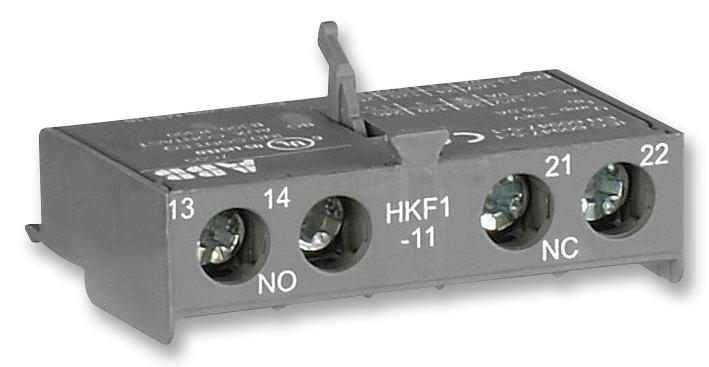 HKF1-11 CONTACT BLOCK,AUX,FRNT,1NO1NC ABB