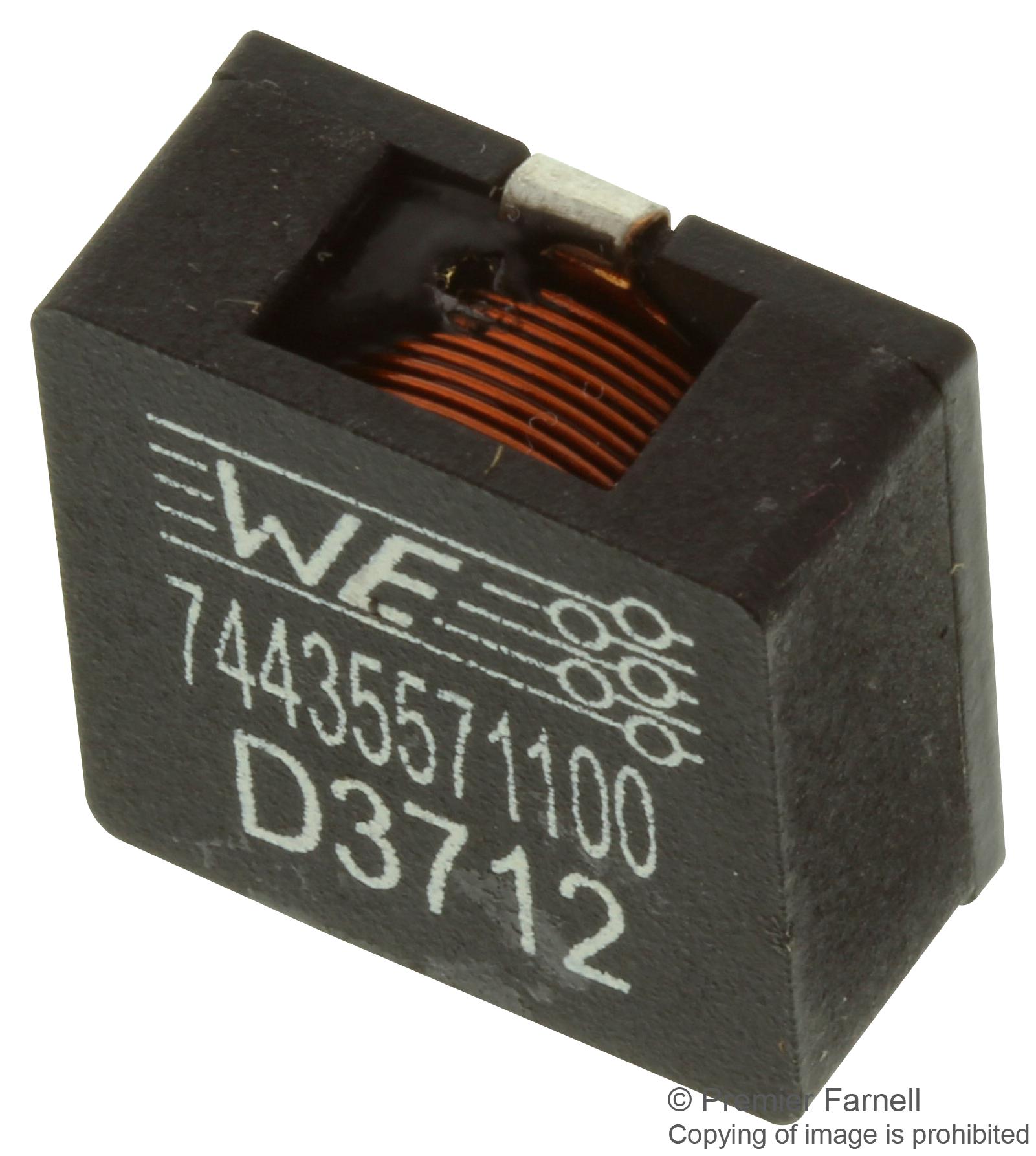 744311100 INDUCTOR, 1UH 20%, 15A, HI CURRENT WURTH ELEKTRONIK