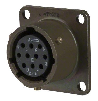 PT00A14-8S CIRCULAR, SIZE 14, 8WAY, SKT AMPHENOL