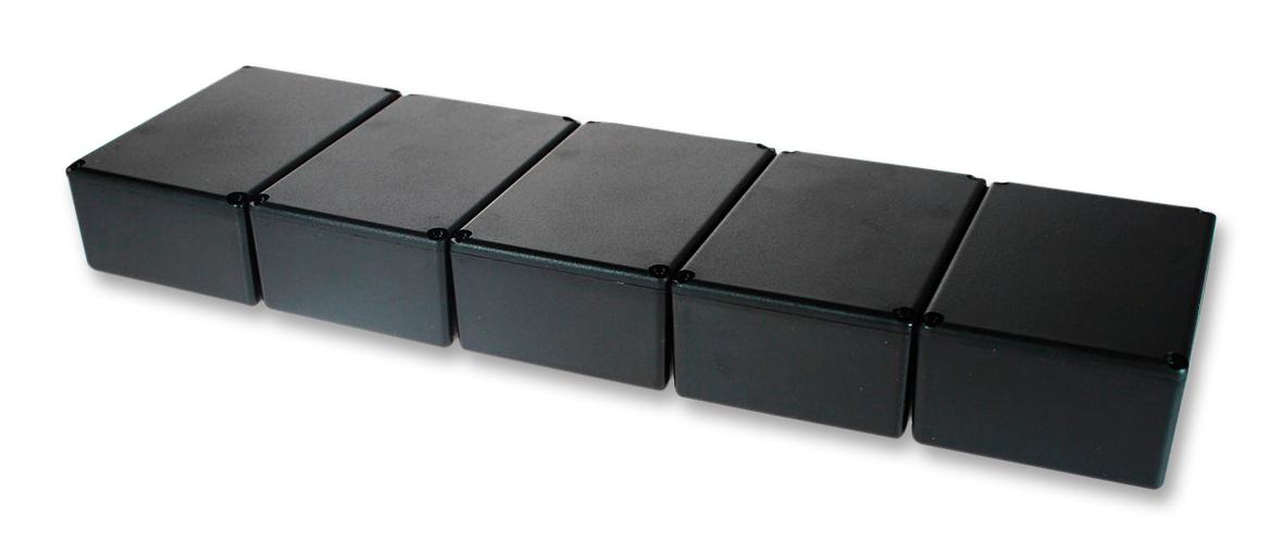 RX2010/S-5 BOX, ABS, BLACK, 29X74X49MM, PK5 CAMDENBOSS