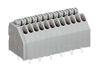 250-402 TERMINAL BLOCK, WIRE TO BRD, 2POS, 20AWG WAGO