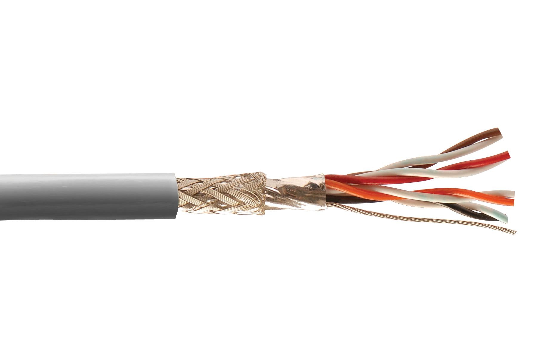 B961044 CABLE, 28AWG, 4 PAIR, PER M ALPHA WIRE