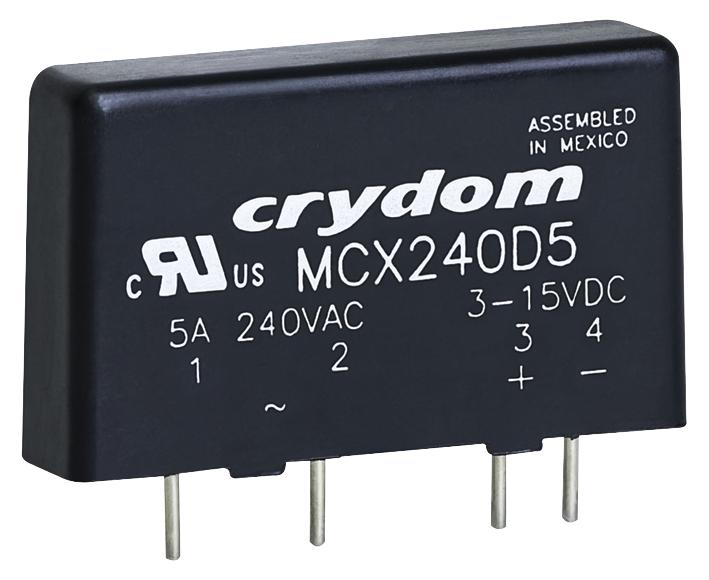 MCX240D5 SSR SIP, 280VAC/5A, 3-15VDC IN, ZC SENSATA/CRYDOM