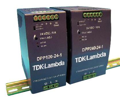 DPP120-24-1 PSU, AC/DC, DIN RAIL, 24V, 120W, 1PH TDK-LAMBDA