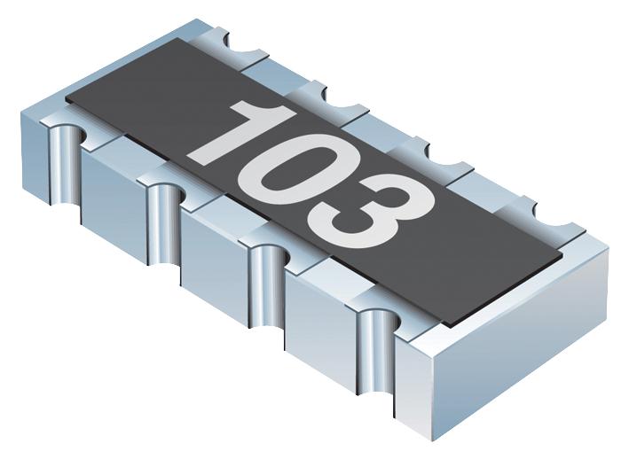 CAY10-510J4LF RESISTOR, ARRAY, 4RES, 51OHM, 5%, 0805 BOURNS