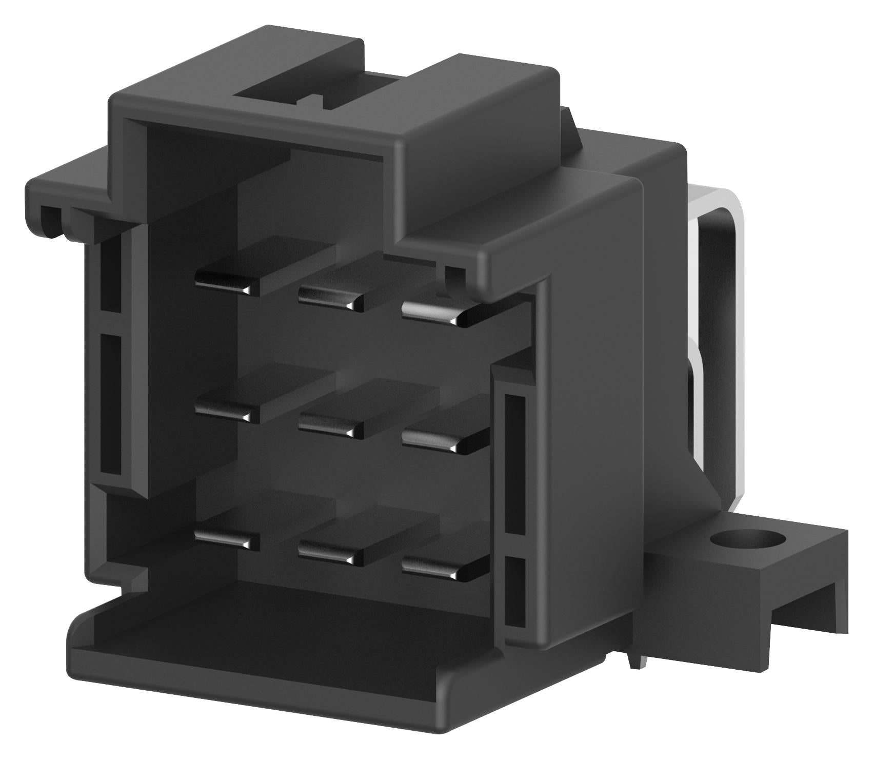 9-966140-4 HEADER, R/A, JR. POWER TIMER, 9 WAY AMP - TE CONNECTIVITY