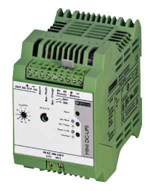 MINI-DC-UPS/12DC/4 PSU, DIN RAIL, 12V, 4A PHOENIX CONTACT