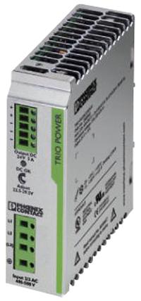 TRIO-PS/3AC/24DC/5 PSU, DIN RAIL, 24V, 5A PHOENIX CONTACT