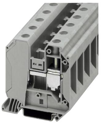 UT 35 TERMINAL BLOCK, DIN RAIL, 2POS, 8AWG PHOENIX CONTACT