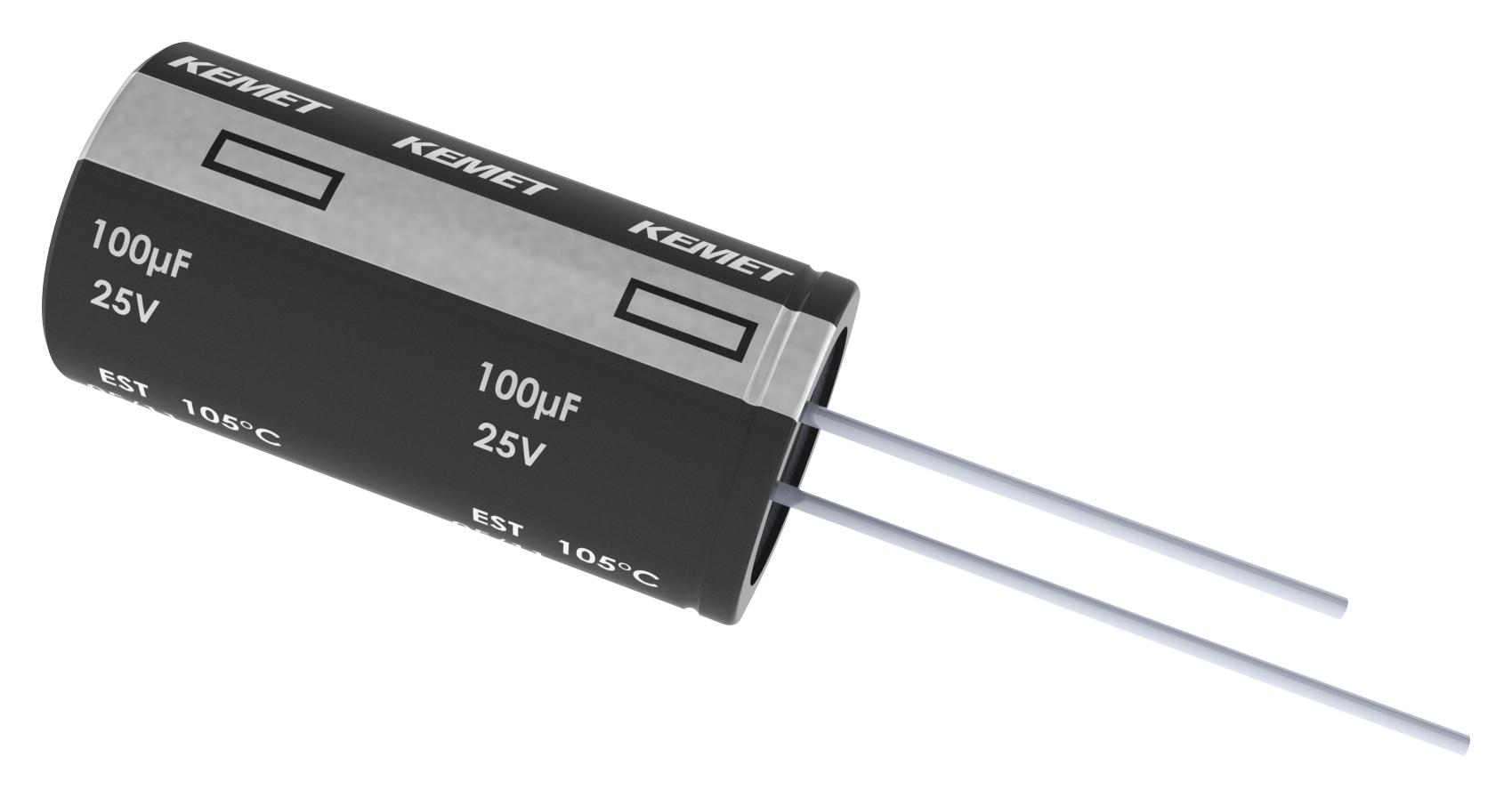 EST108M6R3AH1AA CAP, 1000µF, 6.3V, 20%, REEL KEMET