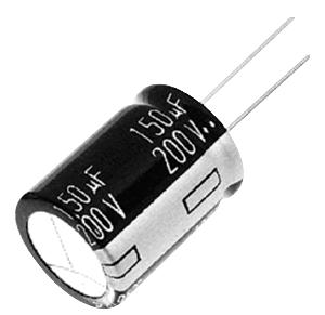 EEUEB1E331 CAP, 330µF, 25V, 20% PANASONIC