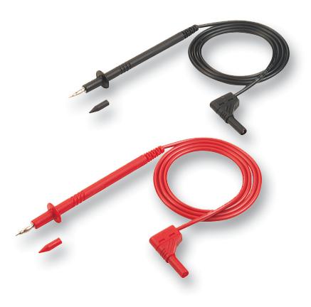 972425002 TEST LEAD SET, BLK, RED HIRSCHMANN TEST AND MEASUREMENT