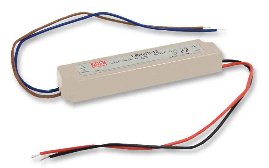 LPHC-18-350 LED DRIVER, AC-DC, CC, 0.35A, 48V MEAN WELL