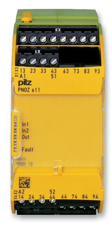 751111 RELAY, 8NO, 1NC, 240VAC, 24VDC, 6A PILZ