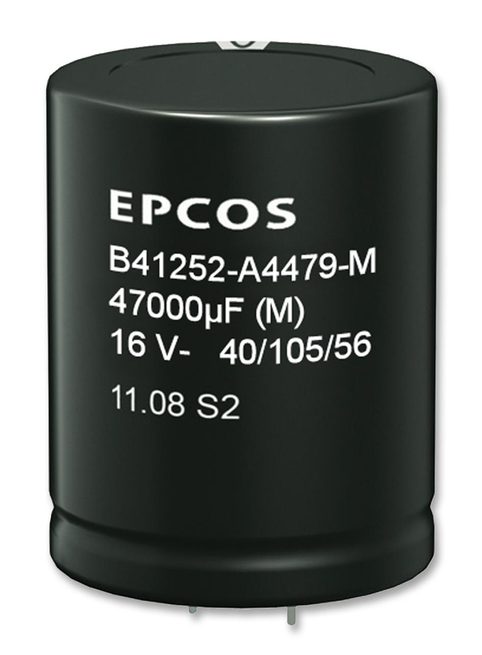 B41252B6688M000 CAP, 6800µF, 50V, ALU ELEC, SNAP IN EPCOS