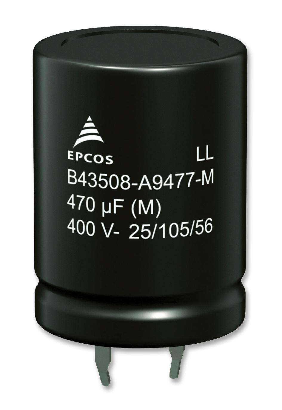 B43508A9108M000 CAP, 1000µF, 400V, ALU ELEC, SNAP IN EPCOS