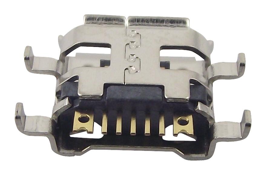 10103593-0001LF MICRO USB, 2.0 TYPE B, RECEPTACLE, TH AMPHENOL ICC