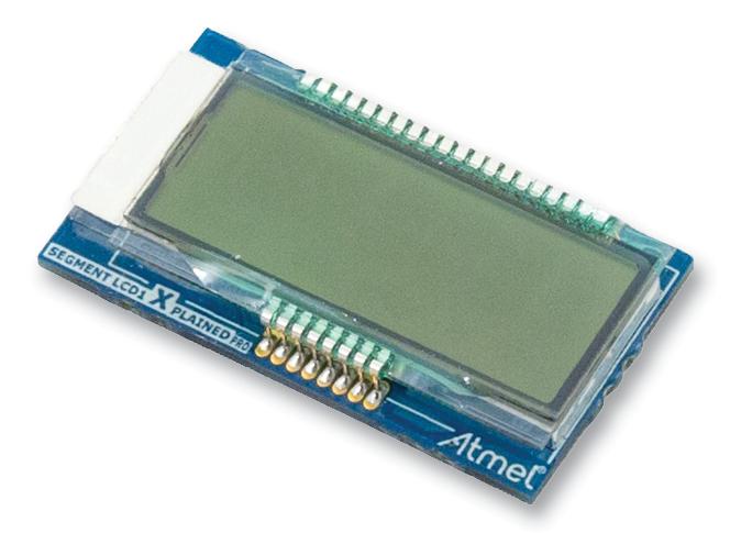 ATSLCD1-XPRO EXTENSION BOARD, SEG LCD, XPLD PRO MICROCHIP